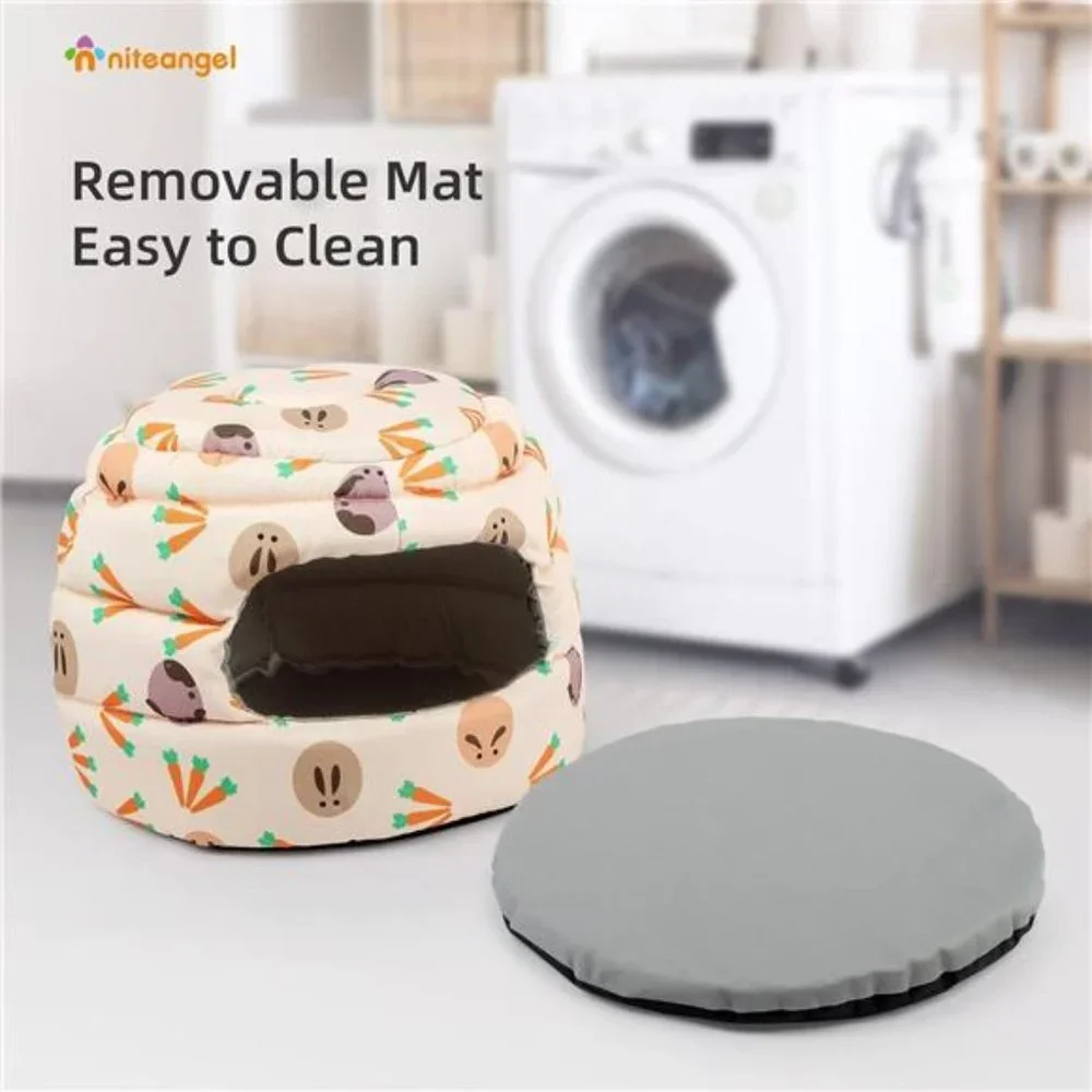 Bunny Bed Big Guinea Pig Cave House Hideout for Rabbit Ferret Chinchilla Degu